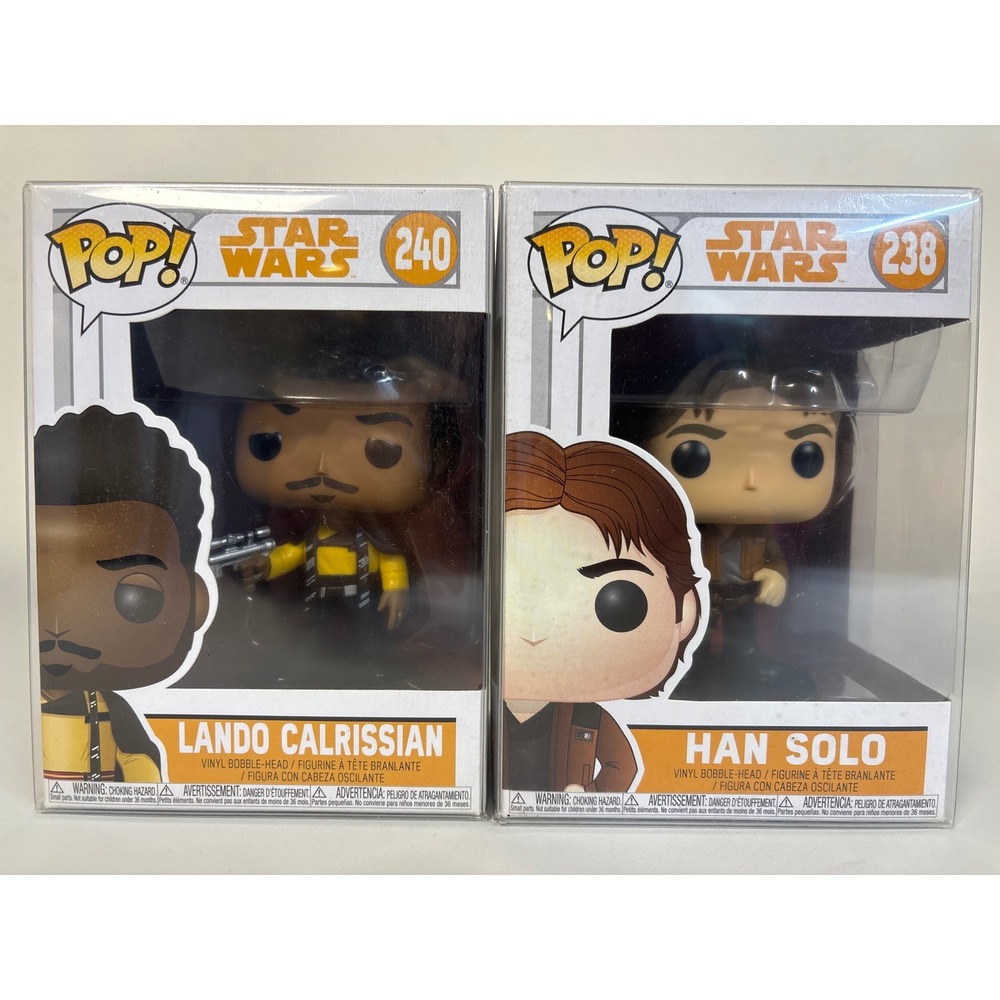 Funko Pop Star Wars Solo Han Solo 238 Lando Calrissian 240 Vinyl Figures Set